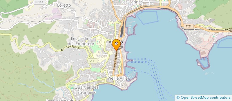 localisation de l'entreprise MONSIEUR CLAUDE FERNANDEZ à AJACCIO