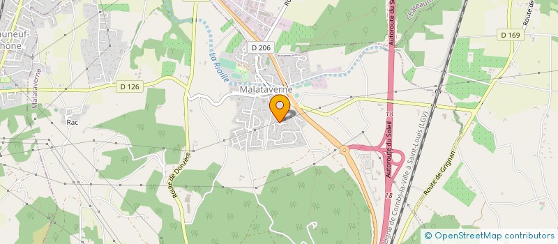 localisation de l'entreprise MONSIEUR CLAUDE FEROTIN à CHATEAUNEUF-DU-RHONE