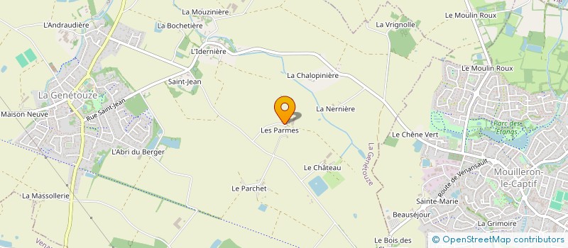 localisation de l'entreprise MONSIEUR CLAUDE FERRE  LA GENETOUZE