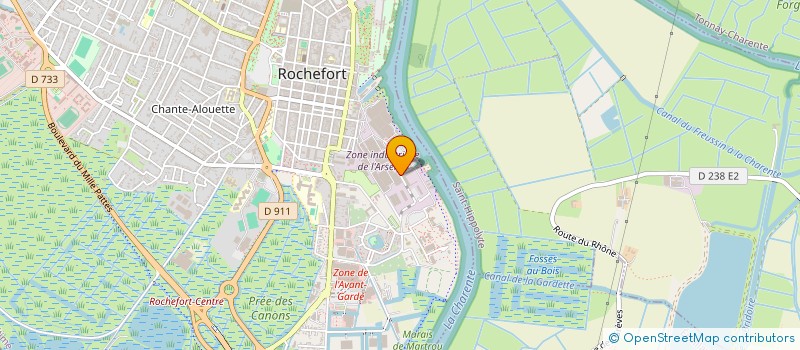 localisation de l'entreprise MONSIEUR CLAUDE FERRET à ROCHEFORT