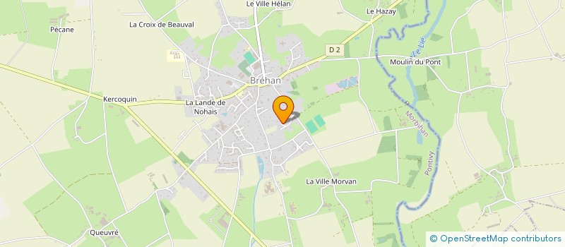 localisation de l'entreprise MONSIEUR CLAUDE FERRET  BREHAN