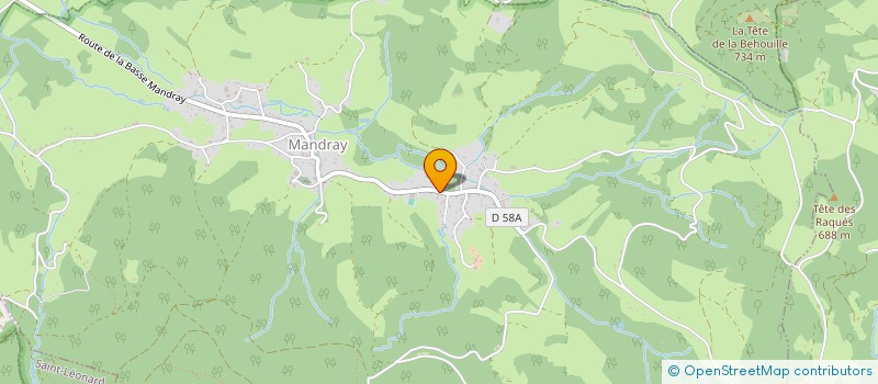 localisation de l'entreprise MONSIEUR CLAUDE FERRY  MANDRAY