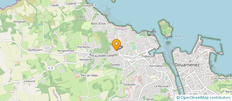 localisation de l'entreprise MONSIEUR CLAUDE FERTIL à DOUARNENEZ