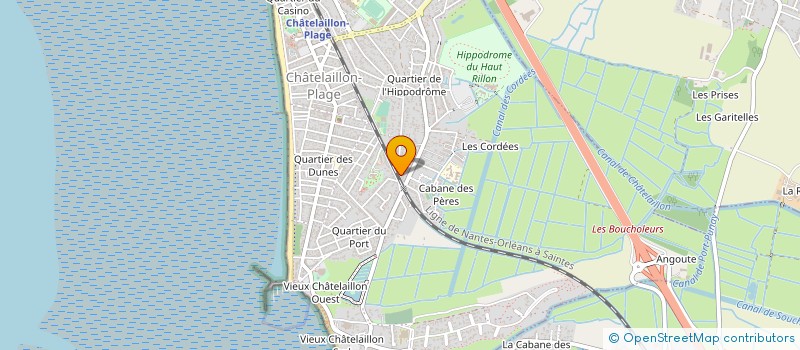 localisation de l'entreprise MONSIEUR CLAUDE FETROT à CHATELAILLON-PLAGE