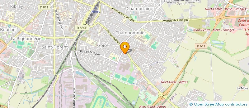 localisation de l'entreprise MONSIEUR CLAUDE FEUGAS à NIORT