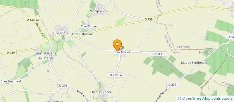 localisation de l'entreprise MONSIEUR CLAUDE FEUILLADE  NEUVICQ LE CHATEAU