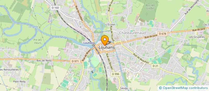 localisation de l'entreprise MONSIEUR CLAUDE FICHOT à LOUHANS