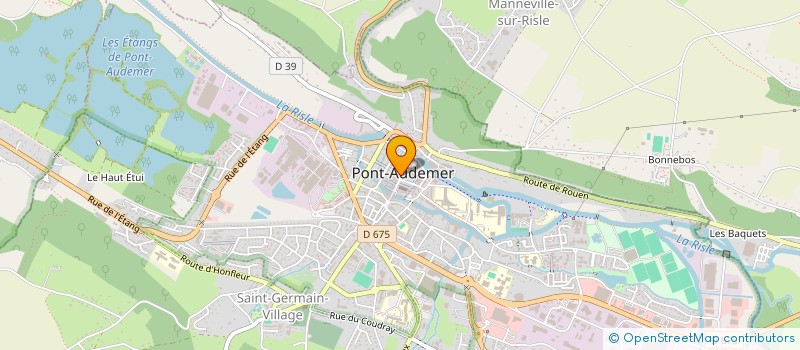 localisation de l'entreprise MONSIEUR CLAUDE FIGACHE à PONT-AUDEMER