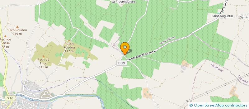 localisation de l'entreprise MONSIEUR CLAUDE FILIOL  CAZOULS-LES-BEZIERS