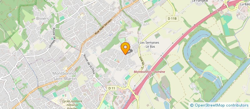 localisation de l'entreprise MONSIEUR CLAUDE FINET à MONTBONNOT-SAINT-MARTIN