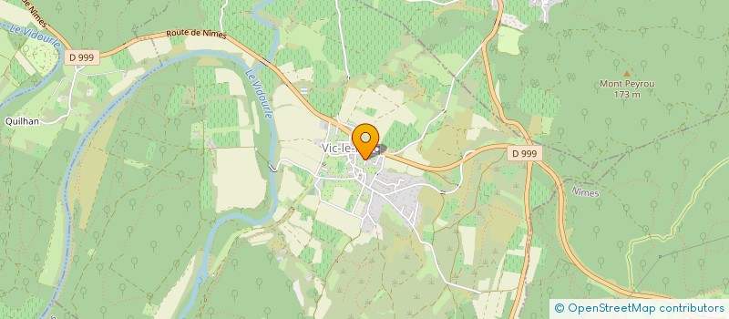 localisation de l'entreprise MONSIEUR CLAUDE FIORINO  VIC-LE-FESQ