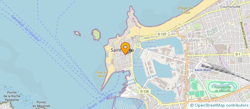 localisation de l'entreprise MONSIEUR CLAUDE FISSELIER  SAINT-MALO
