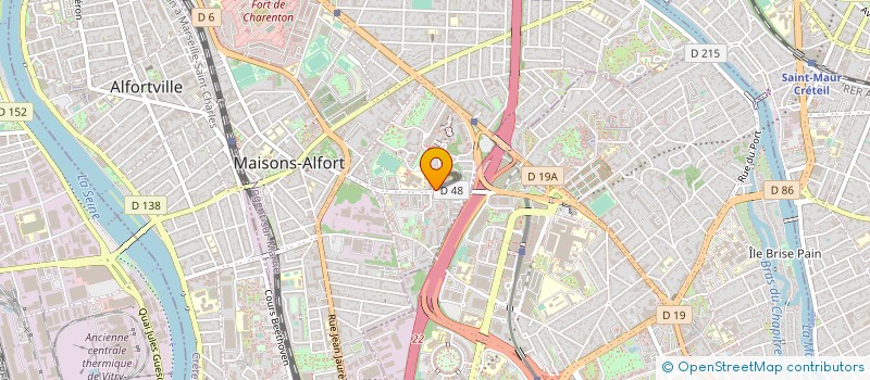 localisation de l'entreprise MONSIEUR CLAUDE FITOUSSI à MAISONS-ALFORT