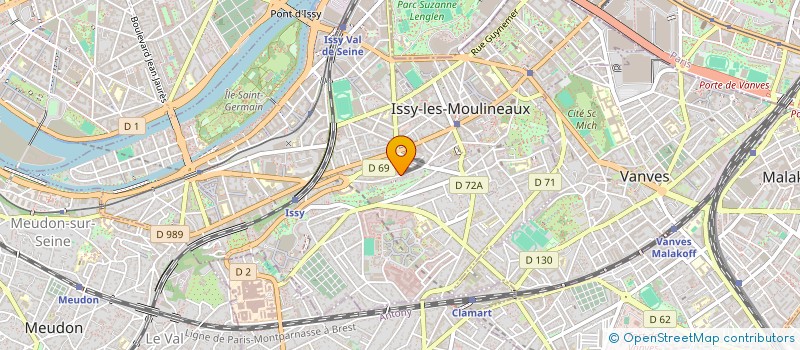 localisation de l'entreprise MONSIEUR CLAUDE FLAMBEAU à ISSY-LES-MOULINEAUX