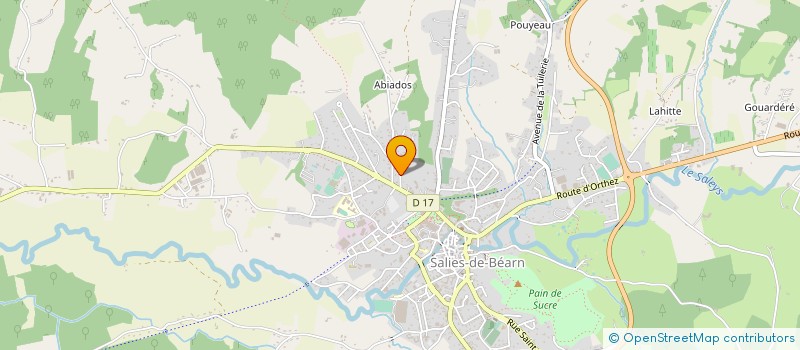 localisation de l'entreprise MONSIEUR CLAUDE FLANDE à SALIES-DE-BEARN