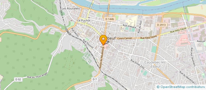 localisation de l'entreprise MONSIEUR CLAUDE FLEURY à ELBEUF