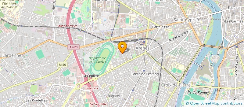 localisation de l'entreprise MONSIEUR CLAUDE FOGNE NDE  TOULOUSE
