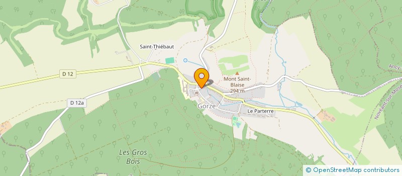 localisation de l'entreprise MONSIEUR CLAUDE FOLNY à GORZE
