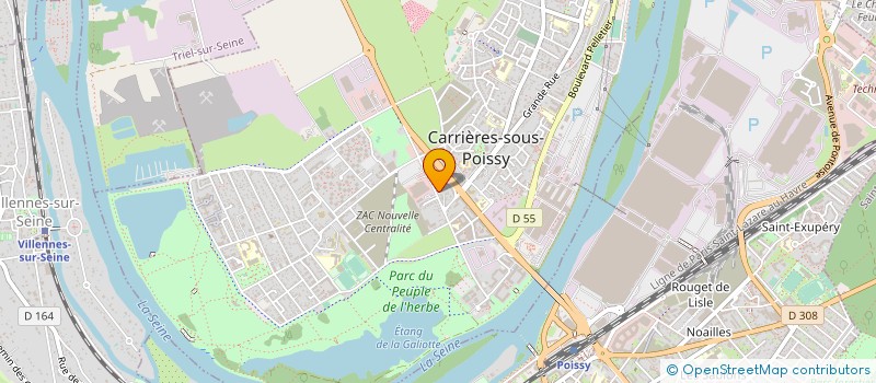 localisation de l'entreprise MONSIEUR CLAUDE FOLOPPE à CARRIERES-SOUS-POISSY