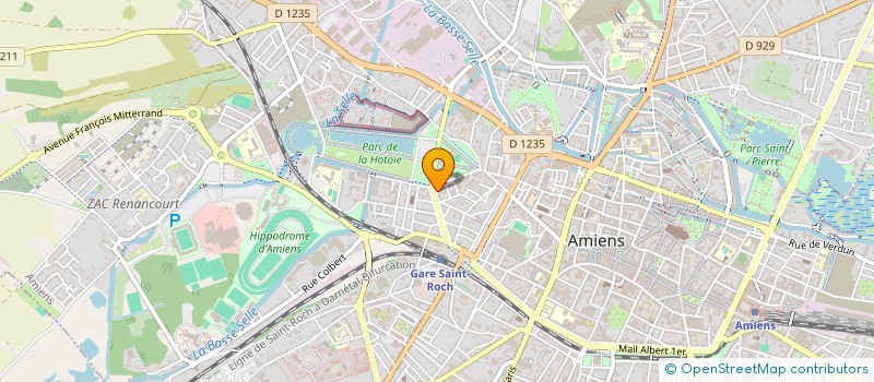 localisation de l'entreprise MONSIEUR CLAUDE FONTAINE à AMIENS
