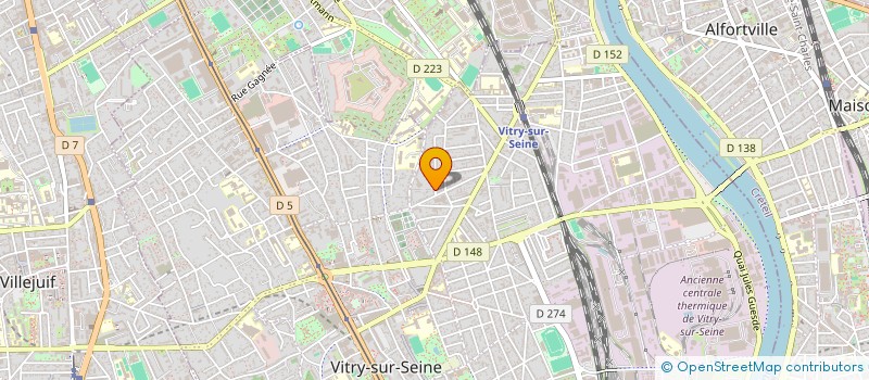 localisation de l'entreprise MONSIEUR CLAUDE FONTAINE à VITRY-SUR-SEINE