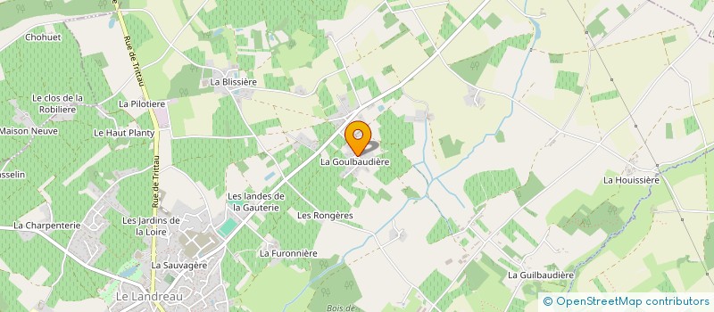 localisation de l'entreprise MONSIEUR CLAUDE FONTENEAU à LE LANDREAU