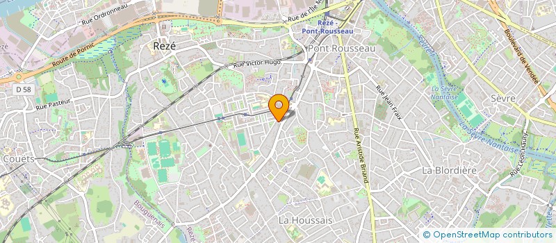 localisation de l'entreprise MONSIEUR CLAUDE FONTENEAU  REZE