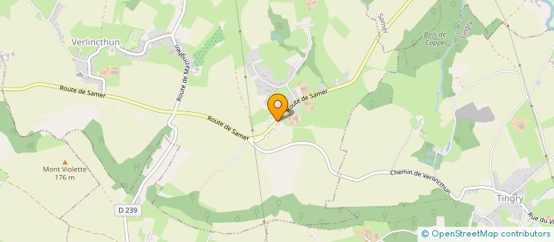 localisation de l'entreprise MONSIEUR CLAUDE FORESTIER  DOUDEAUVILLE