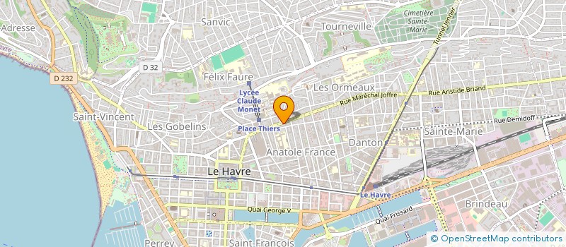 localisation de l'entreprise MONSIEUR CLAUDE FORMENTIN à LE HAVRE