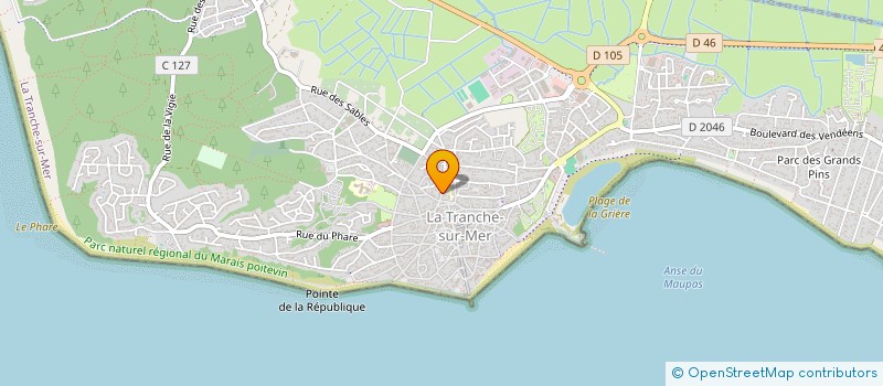 localisation de l'entreprise MONSIEUR CLAUDE FOUCHE à LA TRANCHE-SUR-MER