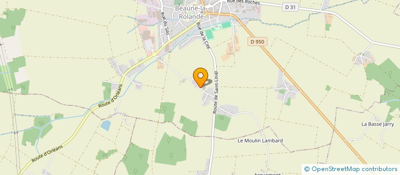 localisation de l'entreprise MONSIEUR CLAUDE FOUCHER  BEAUNE-LA-ROLANDE