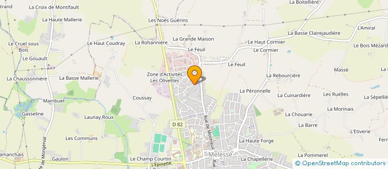 localisation de l'entreprise MONSIEUR CLAUDE FOURNEL à MELESSE
