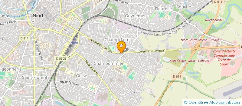 localisation de l'entreprise MONSIEUR CLAUDE FRANCIS BARD à NIORT