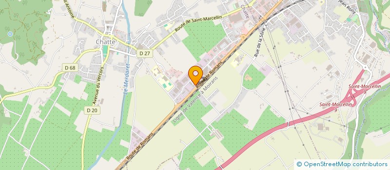 localisation de l'entreprise MONSIEUR CLAUDE FRANCOIS à CHATTE