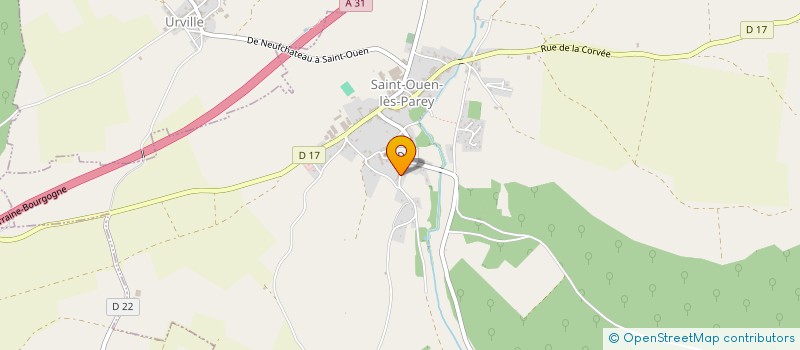 localisation de l'entreprise MONSIEUR CLAUDE FRANCOIS  SAINT-OUEN-LES-PAREY