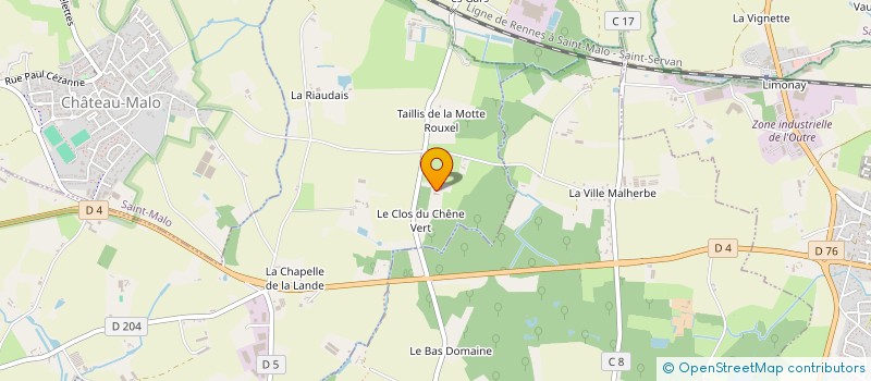 localisation de l'entreprise MONSIEUR CLAUDE FRANCOIS  SAINT-JOUAN-DES-GUERETS