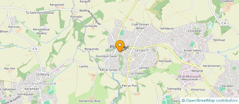 localisation de l'entreprise MONSIEUR CLAUDE FRANCOIS à PLOUZANE