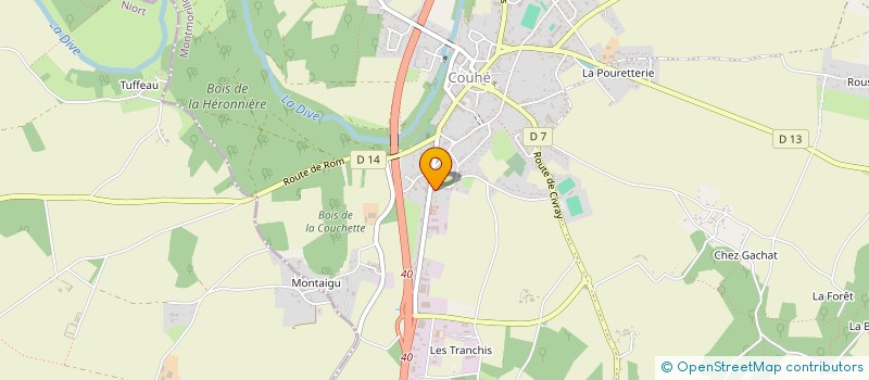 localisation de l'entreprise MONSIEUR CLAUDE FRANCOIS à VALENCE-EN-POITOU