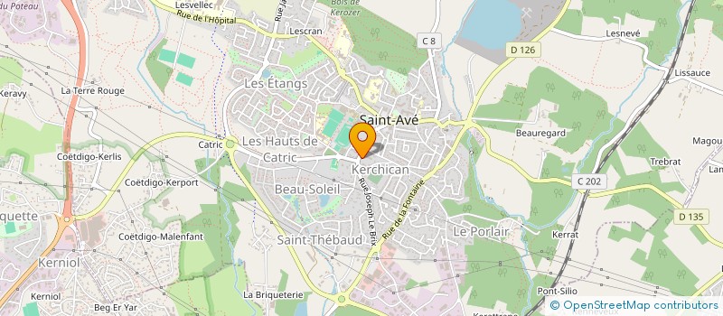 localisation de l'entreprise MONSIEUR CLAUDE FRAND  SAINT-AVE