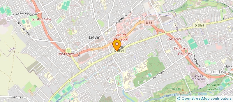 localisation de l'entreprise MONSIEUR CLAUDE FREMAUX à LIEVIN