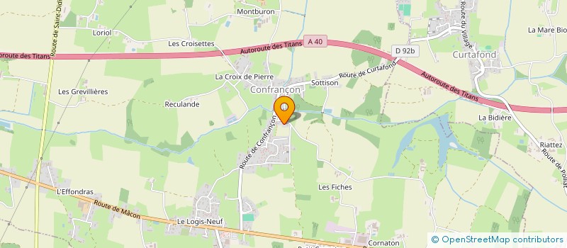 localisation de l'entreprise MONSIEUR CLAUDE FROMONT  CONFRANCON