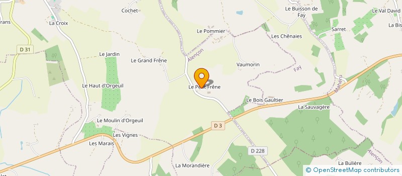 localisation de l'entreprise MONSIEUR CLAUDE FROMONT à FERRIERES-LA-VERRERIE