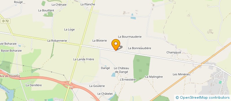 localisation de l'entreprise MONSIEUR CLAUDE FROTTE à OMBREE D'ANJOU