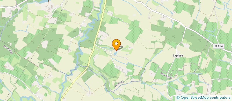 localisation de l'entreprise MONSIEUR CLAUDE GABARROCA  FOURCES