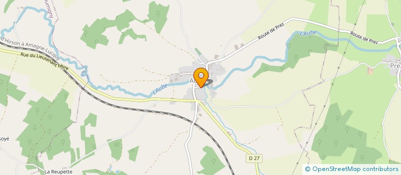 localisation de l'entreprise MONSIEUR CLAUDE GADROY  AOUSTE