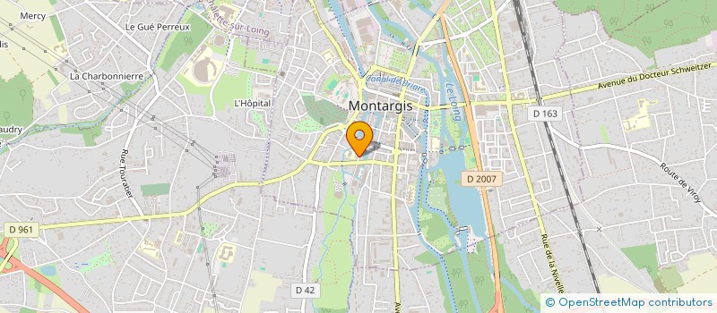 localisation de l'entreprise MONSIEUR CLAUDE GAGNEPAIN à MONTARGIS