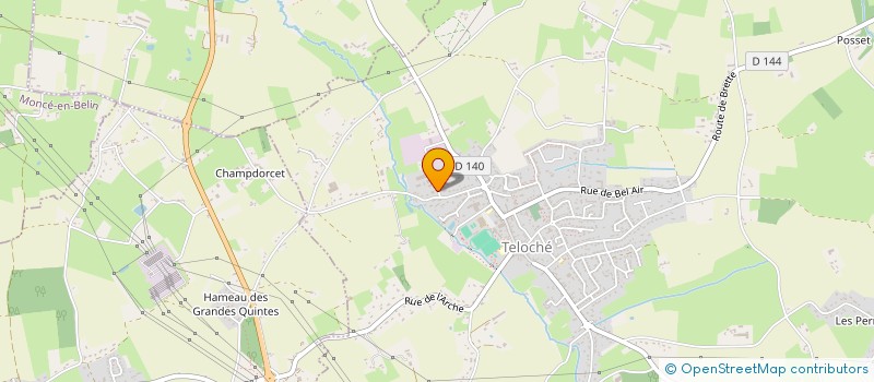 localisation de l'entreprise MONSIEUR CLAUDE GAILLARD à TELOCHE