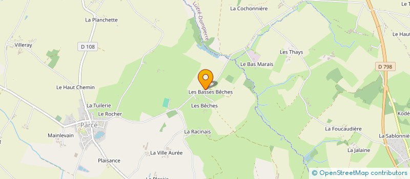 localisation de l'entreprise MONSIEUR CLAUDE GALAIS LEZIN à PARCE