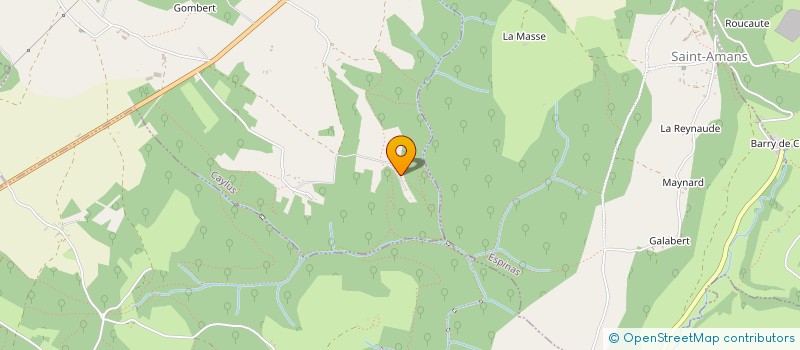 localisation de l'entreprise MONSIEUR CLAUDE GALAN  PUYLAGARDE