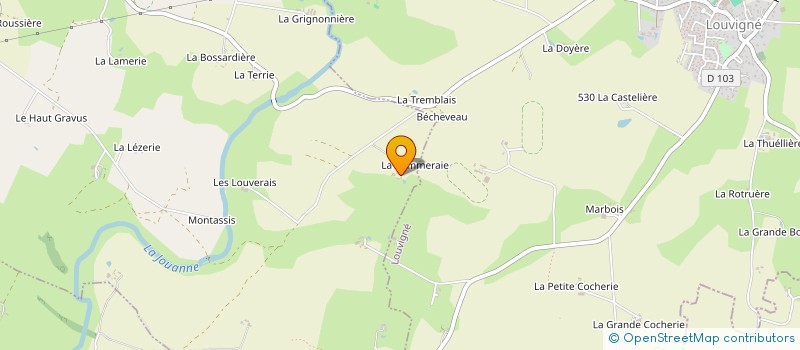 localisation de l'entreprise MONSIEUR CLAUDE GARANGER  BONCHAMP LES LAVAL